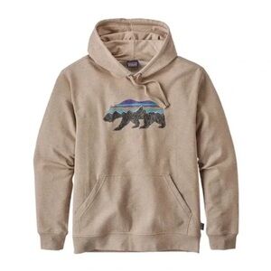 Patagonia Men’s Fitz Roy Bear Midweight Hoody Size XS